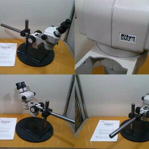 実動 ニコンSMZ-1 ズーム双眼実体顕微鏡 眼鏡対応 大型スタンドの画像2