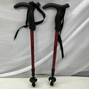 ●60403-④ トレッキングポール トレッキングステッキ 登山 アウトドア 杖 SOUTH FIELD HIKING STICK HS0802 2本セット 中古品 現状品