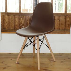 訳あり品 イームズ DSW シェルチェア 椅子 DSWチェア Eames オフィスチェア チェア イス 家具 DSR DAW ダイニング ブラウン/NTベース BB