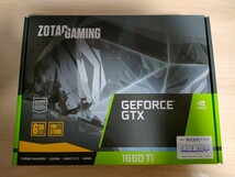 ZOTAC GAMING GeForce GTX 1660 Ti 6GB GDDR6 / ZT-T16610F-10L_画像1