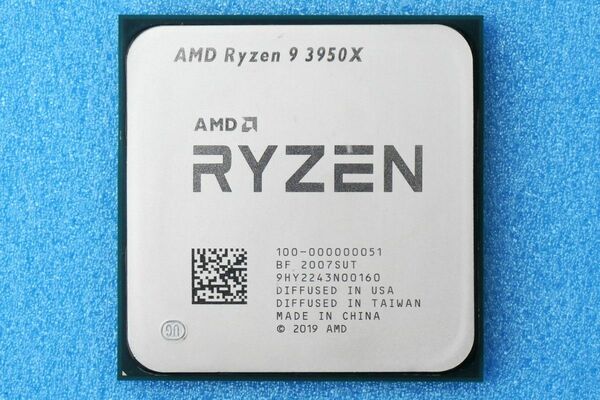 AMD Ryzen 9 3950X 100-000000051 AM4 16コア 動作確認済