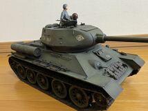 1/16 戦車　ロシア　T-34 henglong 2.4G 塗装済み_画像7