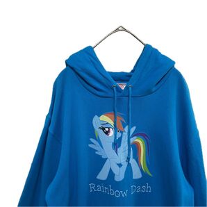 マイリトルポニー パーカー ユニコーン レディースMサイズ ブルー