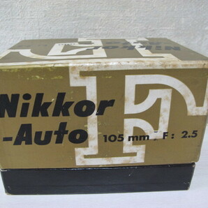 ★☆ Nikon Nikkor-P Auto 1:2.5 f=105mm / 動作未確認 ☆★の画像7