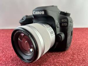 【キャノン】Canon EOS 80D +ZOOM LENS EF-S 18-55mm 1:4-5.6 IS STM ①