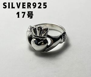 KSM3-7si черный 8klada Celt i-ll Land Heart sterling серебряный 925 кольцо 17 номер .