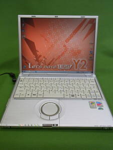 Win7H, XP 動作可 パナソニック CF-Y2DW1AXR PentiumM 1.3GHz 14.1インチ