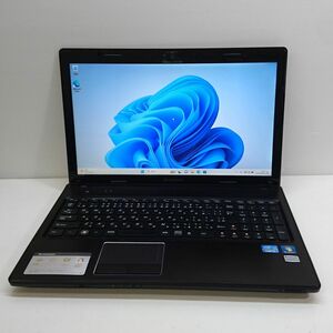 現状品 Lenovo 15.6インチ G570 Win11/Core i3-2350M [M7982]