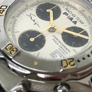 送料185円 電池切れ PIAA ピア 腕時計 クォーツ クロノグラフ F-1 GRAND-PRIX RACING WATCH[C3604]の画像3