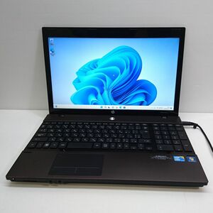 現状品 hp 15.6インチ ProBook 4520s Win11/Core i3-M350 [M7995]　