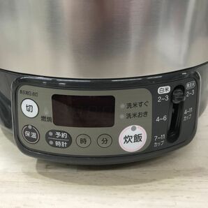 未使用品 Rinnal リンナイ電子ジャー付ガス炊飯器 RR-100VKT 都市ガス12A 13A用 2005年製 RAJ-10MTH [C3675]の画像2