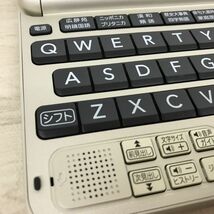 CASIO カシオ計算機 電子辞書 エクスワード DATAPLUS10 XD-JTG6000GD シャンパンゴールド [C3742]_画像3