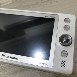 現状品 Panasonic パナソニック ポータブルテレビ VIERA ポータブル ビエラ 防水 SV-ME750[C3921]の画像3