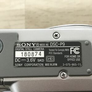 現状品 SONY ソニー Cyber-shot サイバーショット DSC-P9 コンパクトデジタルカメラ デジカメ[C3961]の画像9
