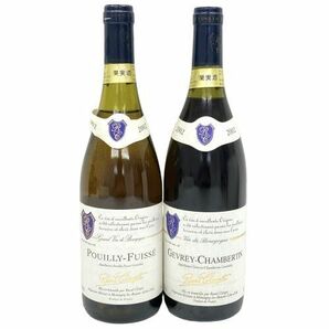 ▲POUIKKY-FUISSE/プイィ・フュイッセ GEVREY-CHAMBERTIN/ジュヴレ・シャンベルタン 2002年 ワイン果実酒750ml 14%未満【2本おまとめ】★99の画像1