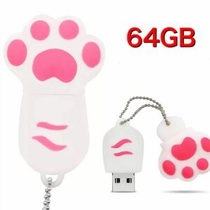 猫の手 USBメモリ 64GB