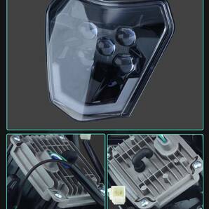 KTM 5LED ヘッドライト 17-21 SX SXF EXC XCW 125 250 300 350 450 500 Eマーク認証 社外品 LEDヘッドランプ フェアリングの画像2