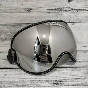  винтажный шлем защита защитные очки A серебряный зеркало модель ORZ козырек retro мотоцикл moto3 shoei bell Thompson ARAI