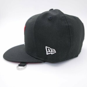 STRICT-G mastermind JAPAN NEW ERA ストリクトG マスターマインド ニューエラ トリプルネーム コラボ キャップ帽子 BLACK 59.6cmの画像3