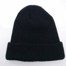 UNUSED アンユーズド 7G Knit Cap. アクリル ワッチ ニット帽 帽子ニットキャップ 無地BLACK UH0385_画像1