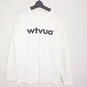 WTAPS ダブルタップス SCREEN LS TEE メンズ トップス クルーネック ロゴプリント 長袖Tシャツ ロンT WHITE X03 白