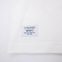 20AW WTAPS ダブルタップス BLANK LS / COPO メンズ トップス クルーネック 長袖Ｔシャツ ポケット ロンT 無地WHITE X02 202ATDT-CSM07 白_画像7