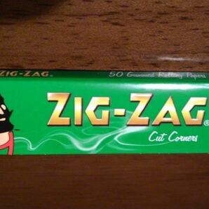 ジグザグ zigzag 手巻き タバコ ペーパー グリーン バラ 100個入り 送料無料の画像2