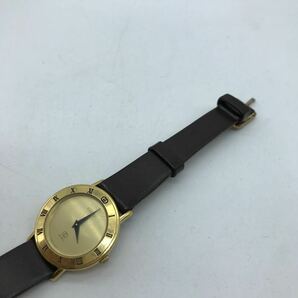 【不動JUNK品】GUCCI グッチ 3001L ゴールド文字盤 クオーツ レディース 腕時計の画像9