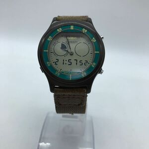 CASIO カシオ AQX-11 TWINCEPT ツインセプト アナデジ 腕時計 レトロ 動作品 