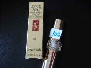 *** Yves Saint-Laurent *ROUGE VOLUPTE PERLE*104*STELLAR PINK ***