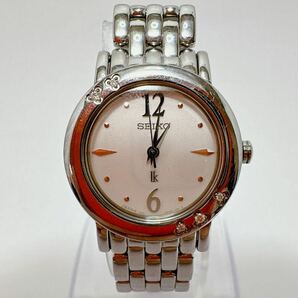 SEIKO LUKIA 1NO1-OHRO セイコー ルキア 4Pダイヤ レディース腕時計／稼働品☆新品電池の画像2