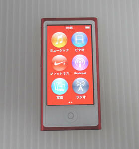 iPod nano第7世代 メモリ16GB レッド MD744LL