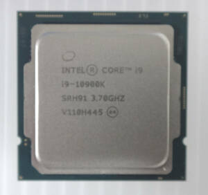 【中古】Intel CPU i9-10900k/3.70GHZ