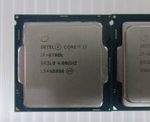 【中古】Intel CPU i7-6700k/4.00GHZ×2個_画像3