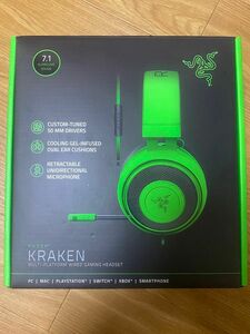 ゲーミングヘッドセット Razer KRAKEN Green