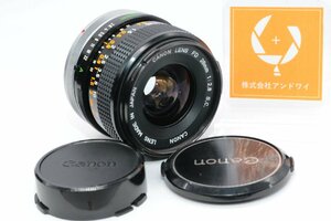 【良品/動作品】CANON キャノン FD 28MM F2.8 S.C.　#4921