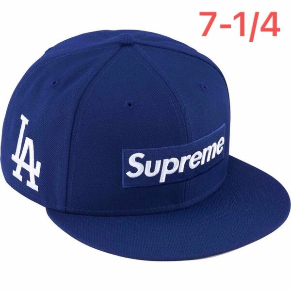 Supreme MLB Teams Box Logo New Era "Dark Royal"