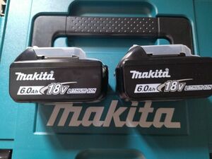 新品 純正品 マキタ リチウムイオンバッテリーBL1860B ２点セット makita