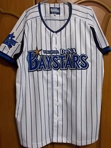 【正規品・古着】横浜DeNAベイスターズ（H）ユニフォーム　刺繍パッチ　Mサイズ　プロ野球