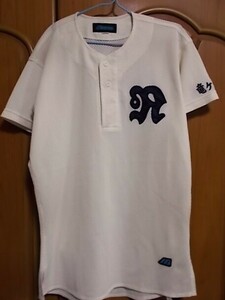 【正規品・古着】竜ケ崎一高 野球部ユニフォーム　茨城県　甲子園出場校　高校野球　Rマーク