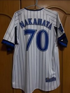 【正規品・古着】横浜DeNAベイスターズ（H）ユニフォーム　中畑清＃70　プロ野球　Mサイズ