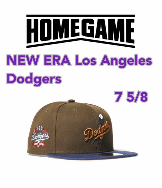 NEW ERA Los Angeles Dodgers - 59FIFTY HOMEGAME別注　100周年記念