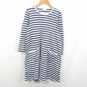 marimekko フィンランド製 ボーダー ワンピース size160/マリメッコ 0405