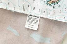 レア！ 美品！ 80s USA製 L.L.Bean メイン湾 総柄 オープンカラー コットン シャツ ヴィンテージ 地図柄 マップ アロハ 開襟 ボックス_画像8