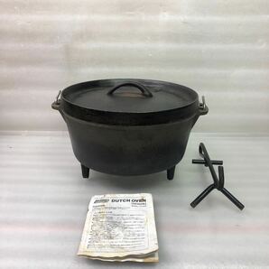 Coleman ダッチオーブン 10inch コールマン鉄鍋 調理器具 DUTCH OVEN アウトドア の画像1