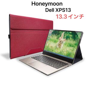 Honeymoon Dell XPS 13 13.3インチ ケース カバー 赤