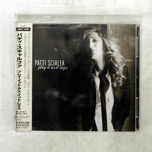 PATTI SCIALFA/PLAY IT AS IT LAYS/SONY RECORDS INT’L SICP1552 CD □