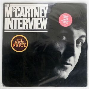 米 PAUL MCCARTNEY/MCCARTNEY INTERVIEW/COLUMBIA PC36987 LP