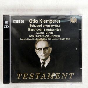 OTTO KLEMPERER/SCHUBERT : SYMPHONY NO.8/TESTAMENT SBT2 1478 CD □