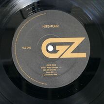 NITE FUNK/SAME/GLYDEZONE RECORDINGS GZ002 12_画像3